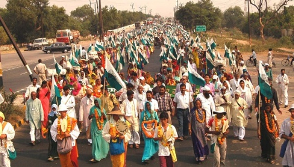 Footmarch from Palwal to Delhi from 20th to 24th February